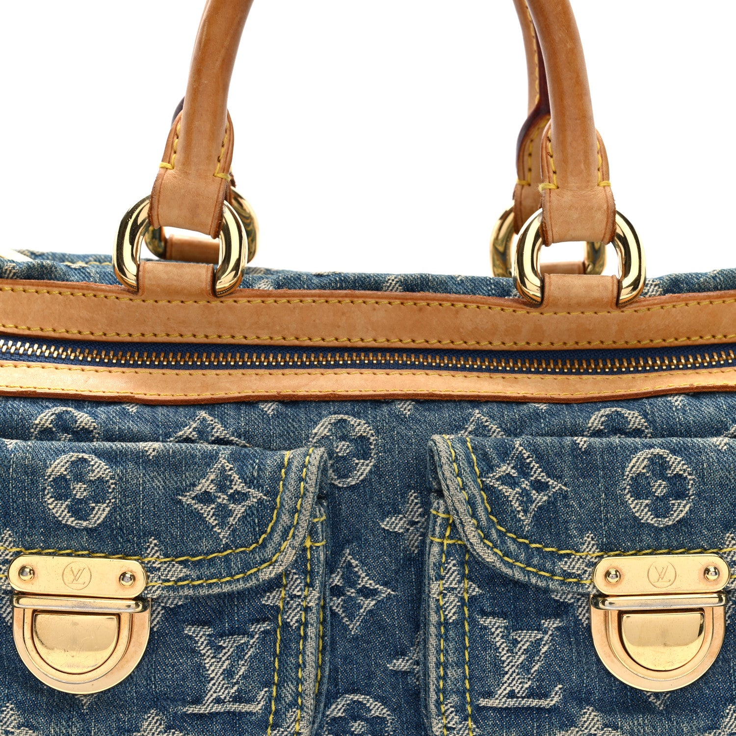 Louis Vuitton Monogram Denim Neo Speedy Blue 7 of 11