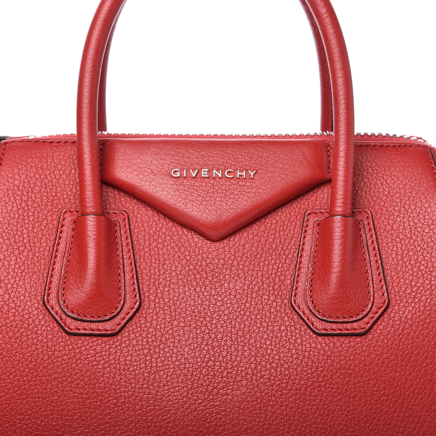 Givenchy Sugar Goatskin Small Antigona Red 10 of 13