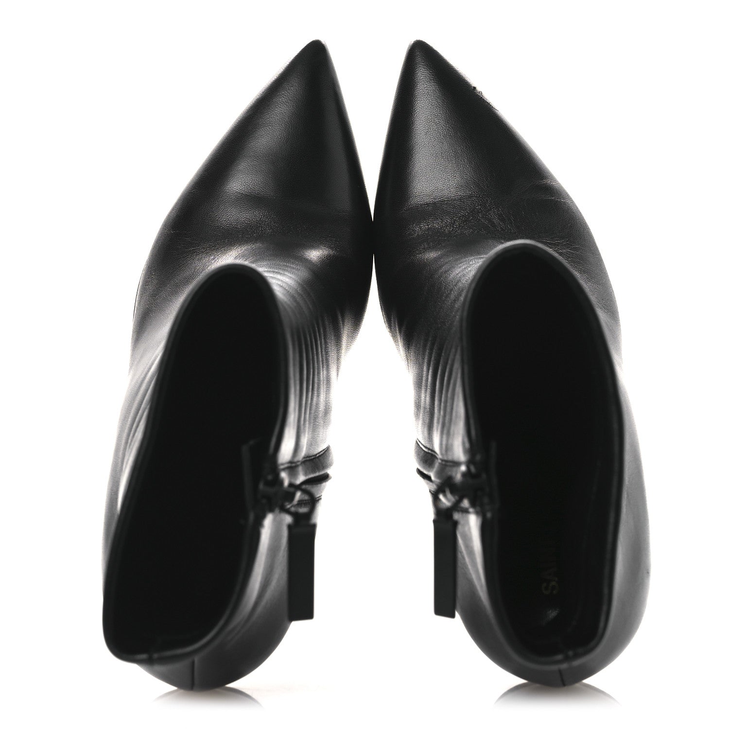 Saint Laurent Nappa Vendome Opyum 110 Ankle Boots 37 Black 2 of 13