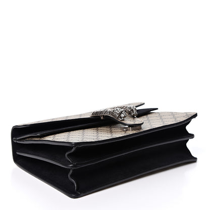 Gucci GG Supreme Monogram Small Dionysus Shoulder Bag Black 3 of 12