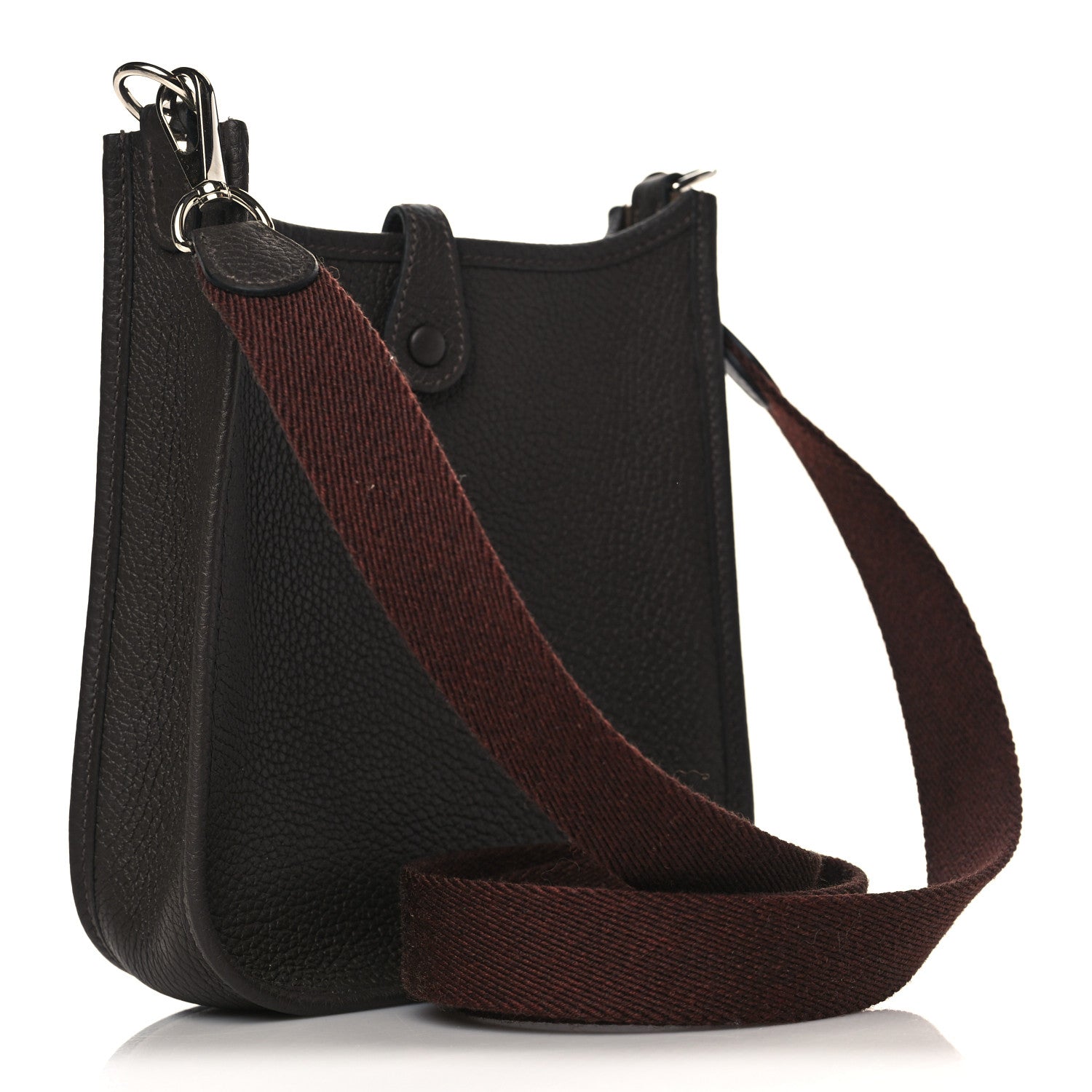 Hermes Taurillon Clemence Amazone Evelyne TPM Ebene Havane 3 of 10
