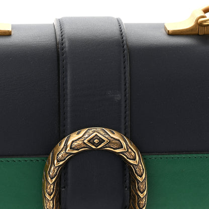 Gucci Moon Calfskin Bamboo Web Medium Dionysus Top Handle Bag Blue Emerald Hibiscus Red 10 of 10
