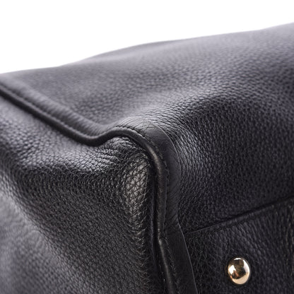 Gucci Pebbled Calfskin Large Soho Shoulder Bag Black 11 of 12
