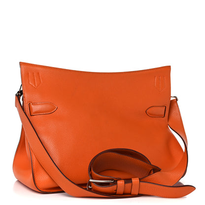 Hermes Taurillon Clemence Jypsiere 34 Orange 3 of 37