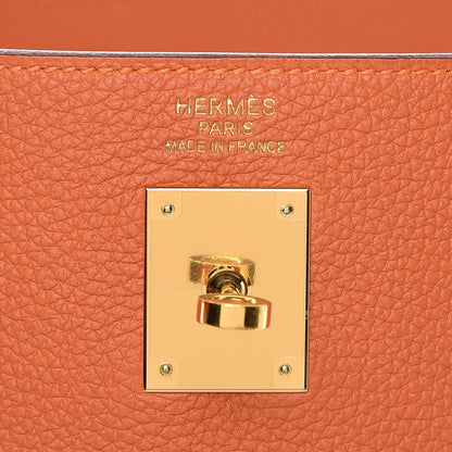 Hermes Togo Kelly Retourne 35 Orange 7 of 34