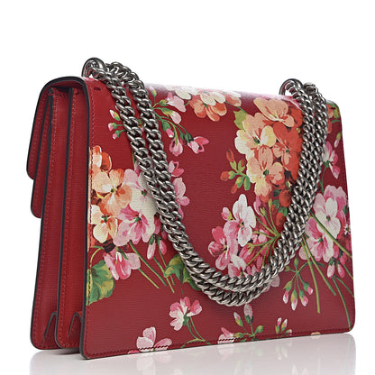 Gucci Calfskin Blooms Print Medium Dionysus Shoulder Bag Romantic Cherry Multicolor 3 of 11