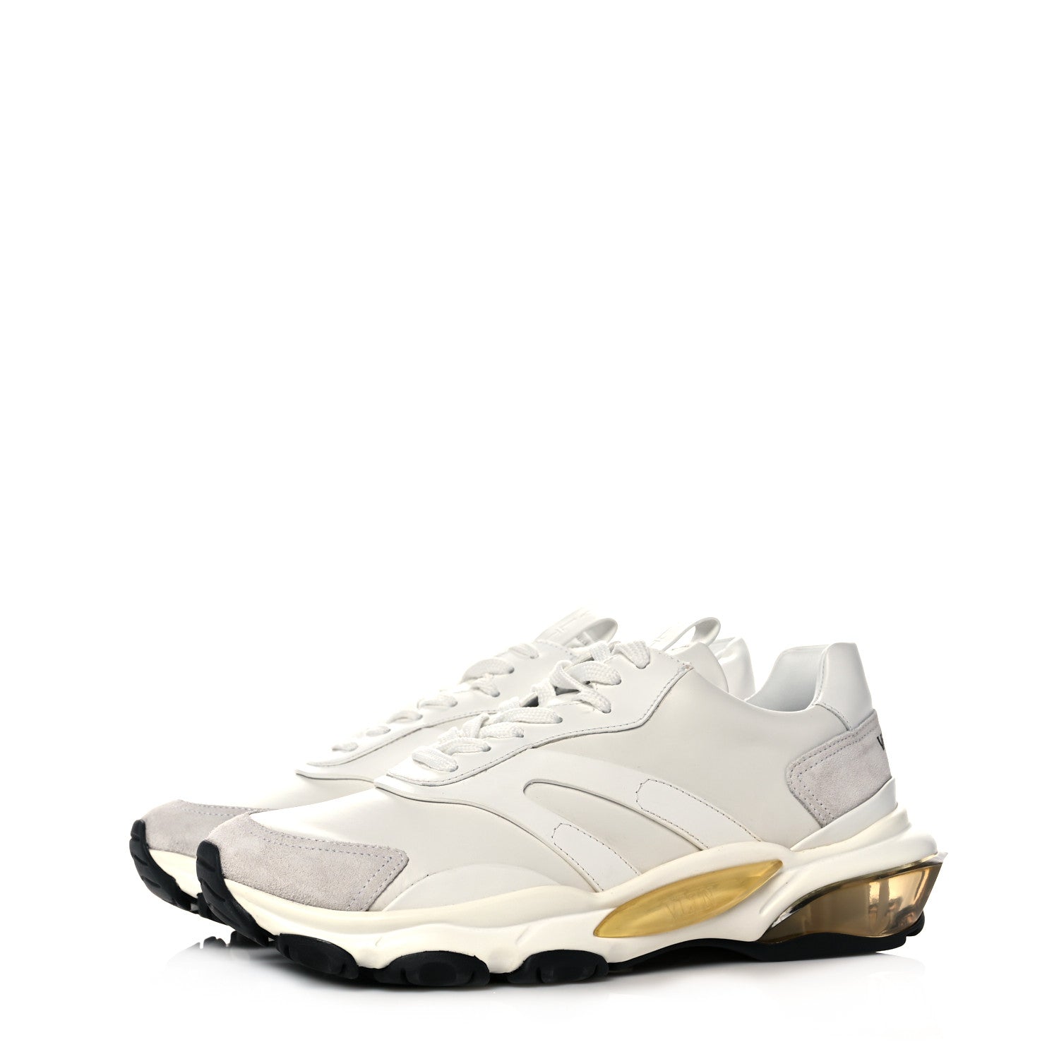 Valentino Garavani Calfskin Mens Bounce Sneakers 41.5 White 3 of 10