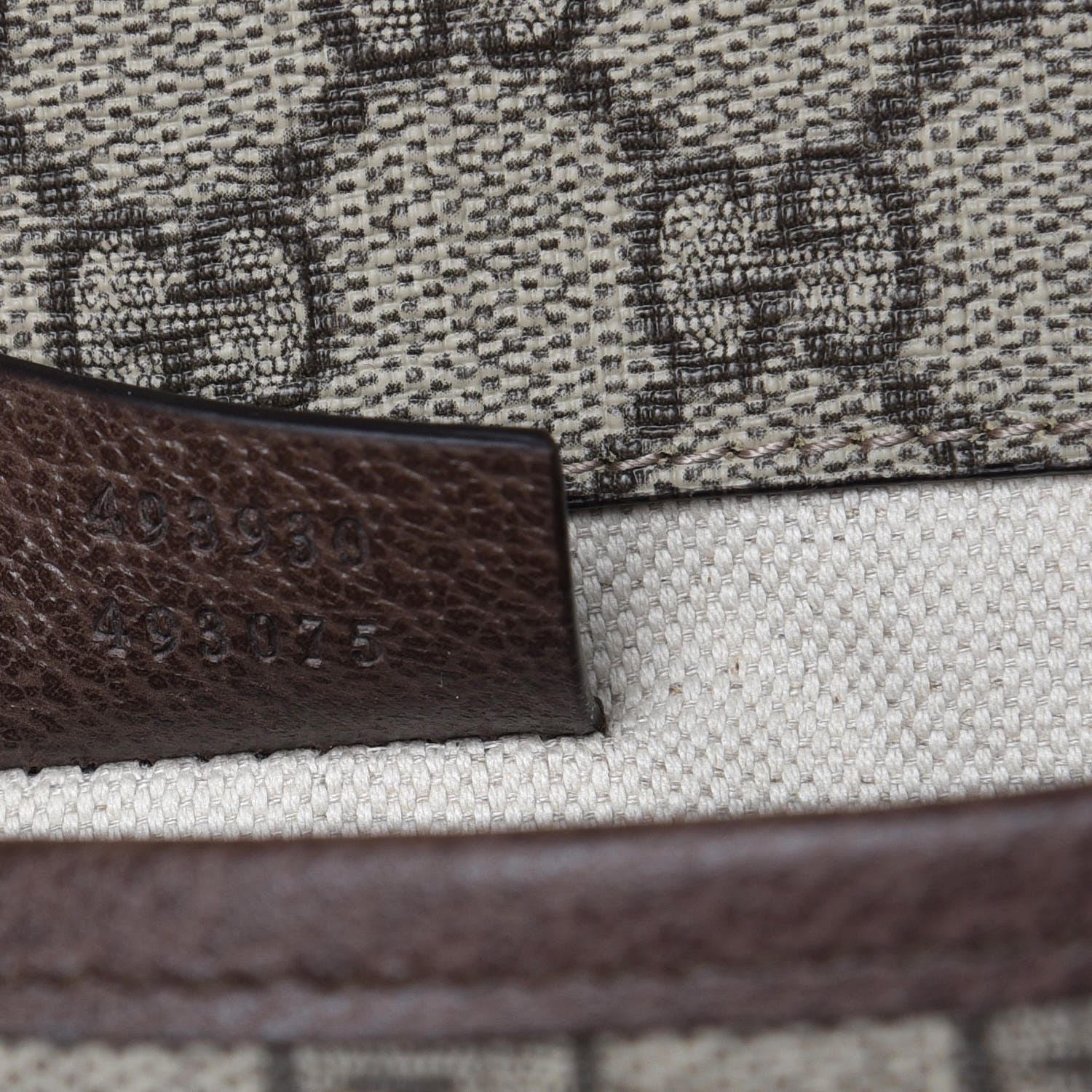 Gucci GG Supreme Monogram Neo Vintage Web Belt Bag Brown 7 of 7