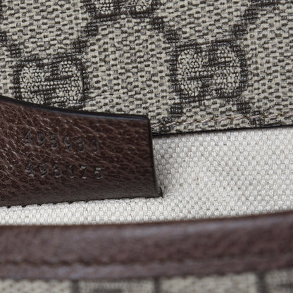 Gucci GG Supreme Monogram Neo Vintage Web Belt Bag Brown 7 of 7