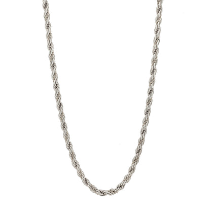 Tiffany Sterling Silver 18K Yellow Gold Rope Chain Necklace 22" 1 of 6