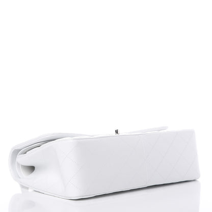 Chanel Caviar Quilted Jumbo Double Flap White 4 of 10