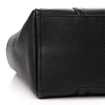Marc Jacobs Grained Calfskin The Tag Tote Black 10 of 11