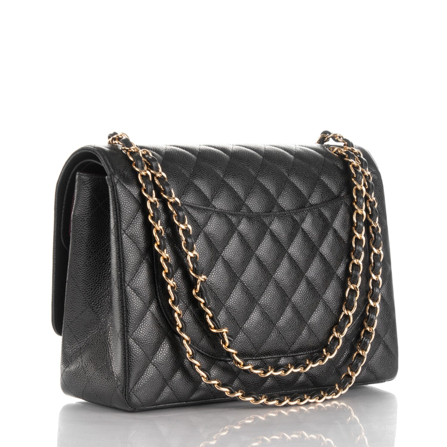 Chanel Caviar Quilted Maxi Double Flap Black 4 of 9