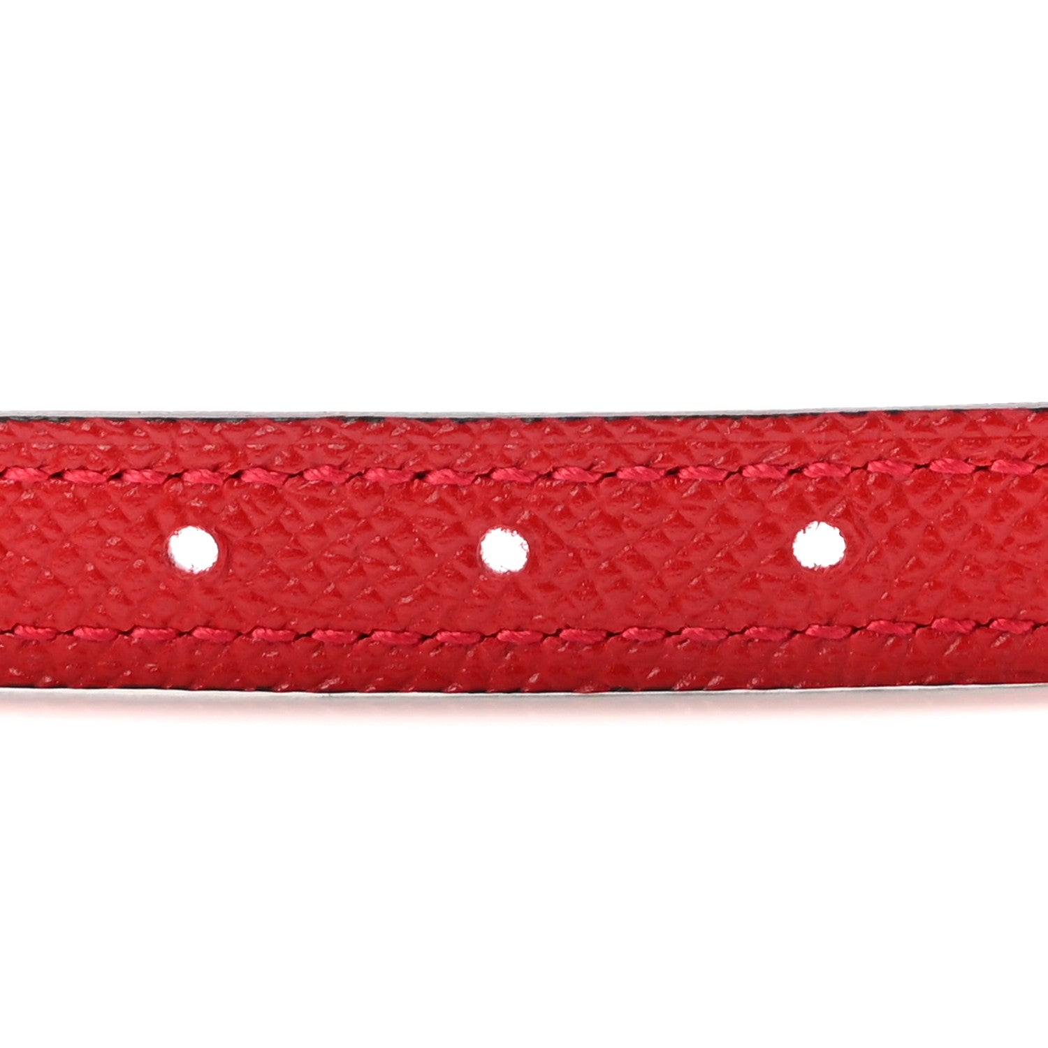 Hermes Swift Epsom 13mm Mini Laquee Reversible Belt 80 Rouge Casaque Magnolia 3 of 6