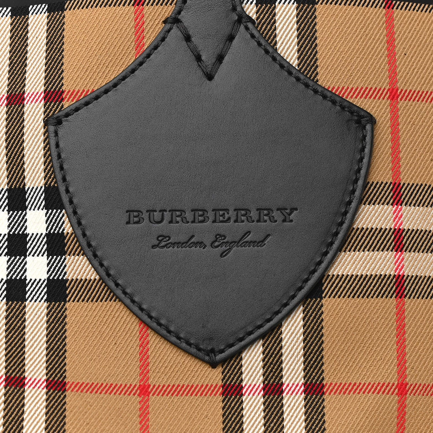 Burberry Vintage Check Extra Large The Giant Reversible Tote Antique Yellow 9 of 19