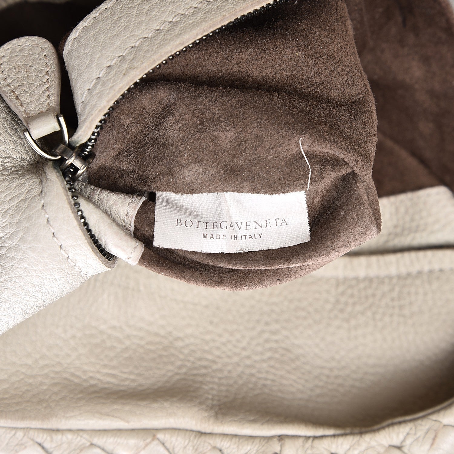 Bottega Veneta Cervo Deerskin Large Hobo Bianco White 8 of 17