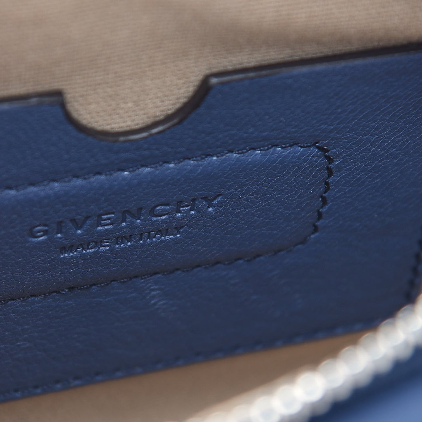 Sugar Goatskin Nano Antigona Midnight Blue
