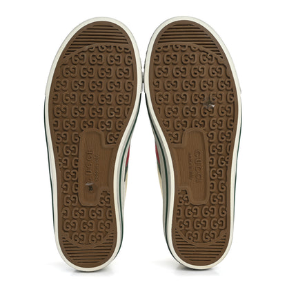 Gucci Canvas Web Womens 1977 Tennis Sneakers 35 Burro Mystic White 6 of 9