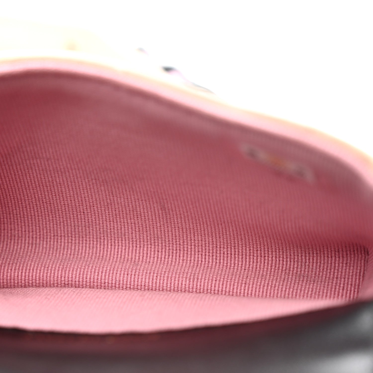 Chanel Lambskin Quilted Mini Chain Belt Bag Black Beige Multicolor 5 of 14