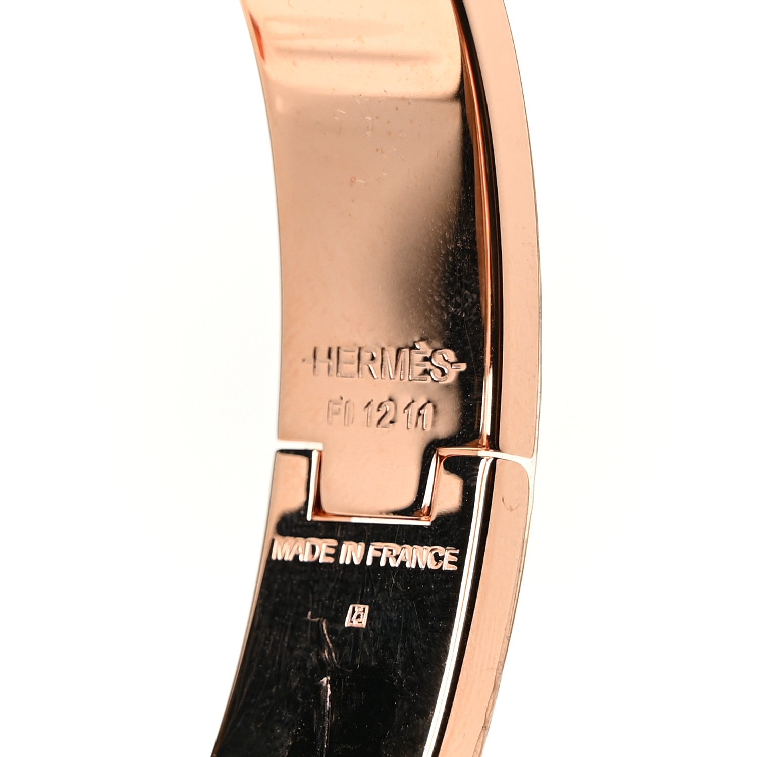 Hermes Enamel Narrow Print Animaux Camoufles Clic Clac H Bracelet PM 3 of 4