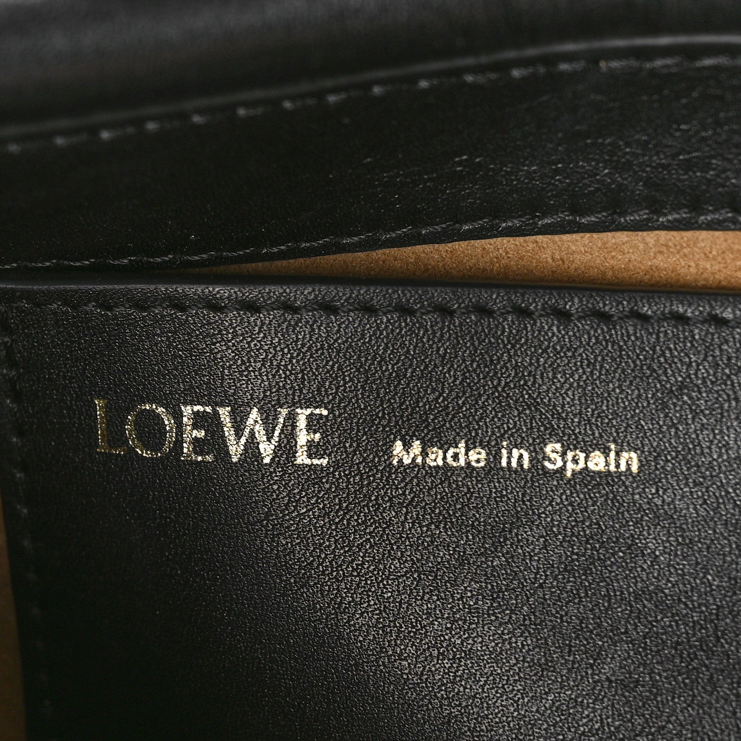 Loewe Shiny Nappa Calfskin Paseo Satchel Black 6 of 8