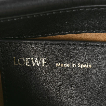 Loewe Shiny Nappa Calfskin Paseo Satchel Black 6 of 8