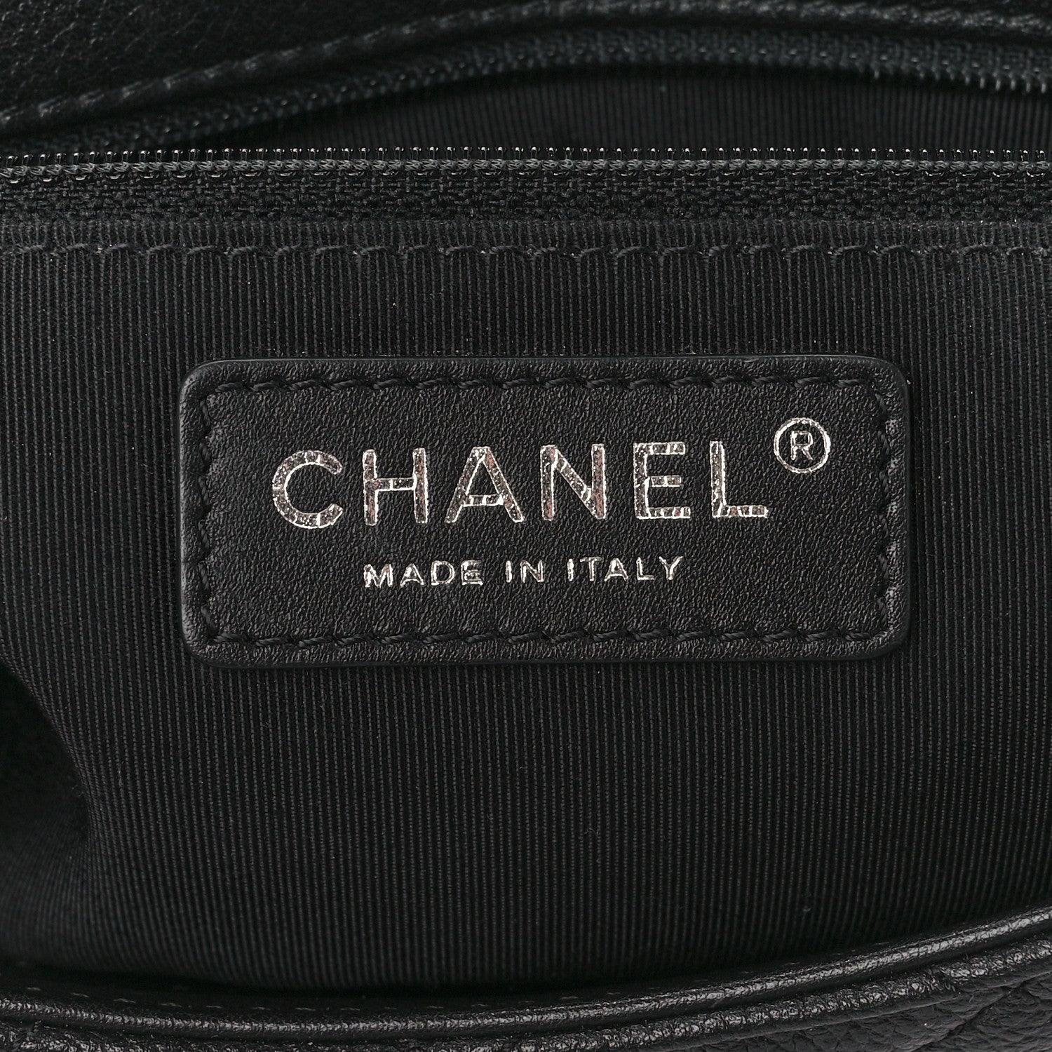 Chanel Calfskin Quilted Casual Pocket Messenger Flap Black 6 of 11