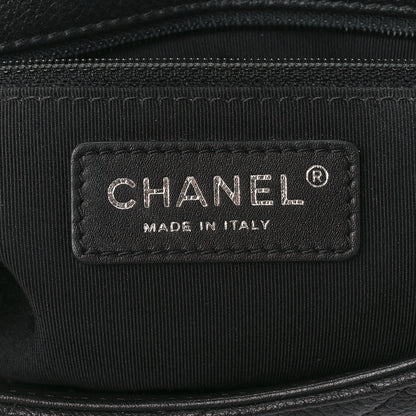 Chanel Calfskin Quilted Casual Pocket Messenger Flap Black 6 of 11