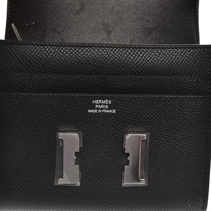 Hermes Epsom Constance Short Wallet Black 6 of 10
