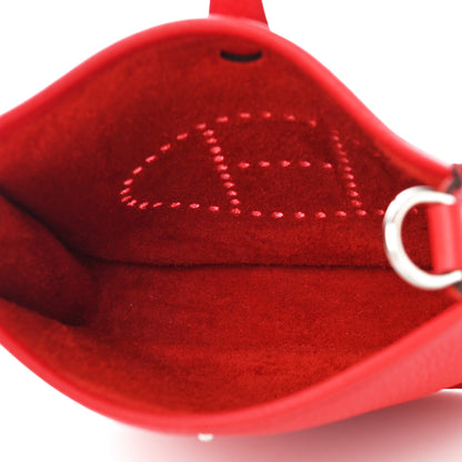 Hermes Taurillon Clemence Evelyne TPM Rouge Tomate 5 of 10