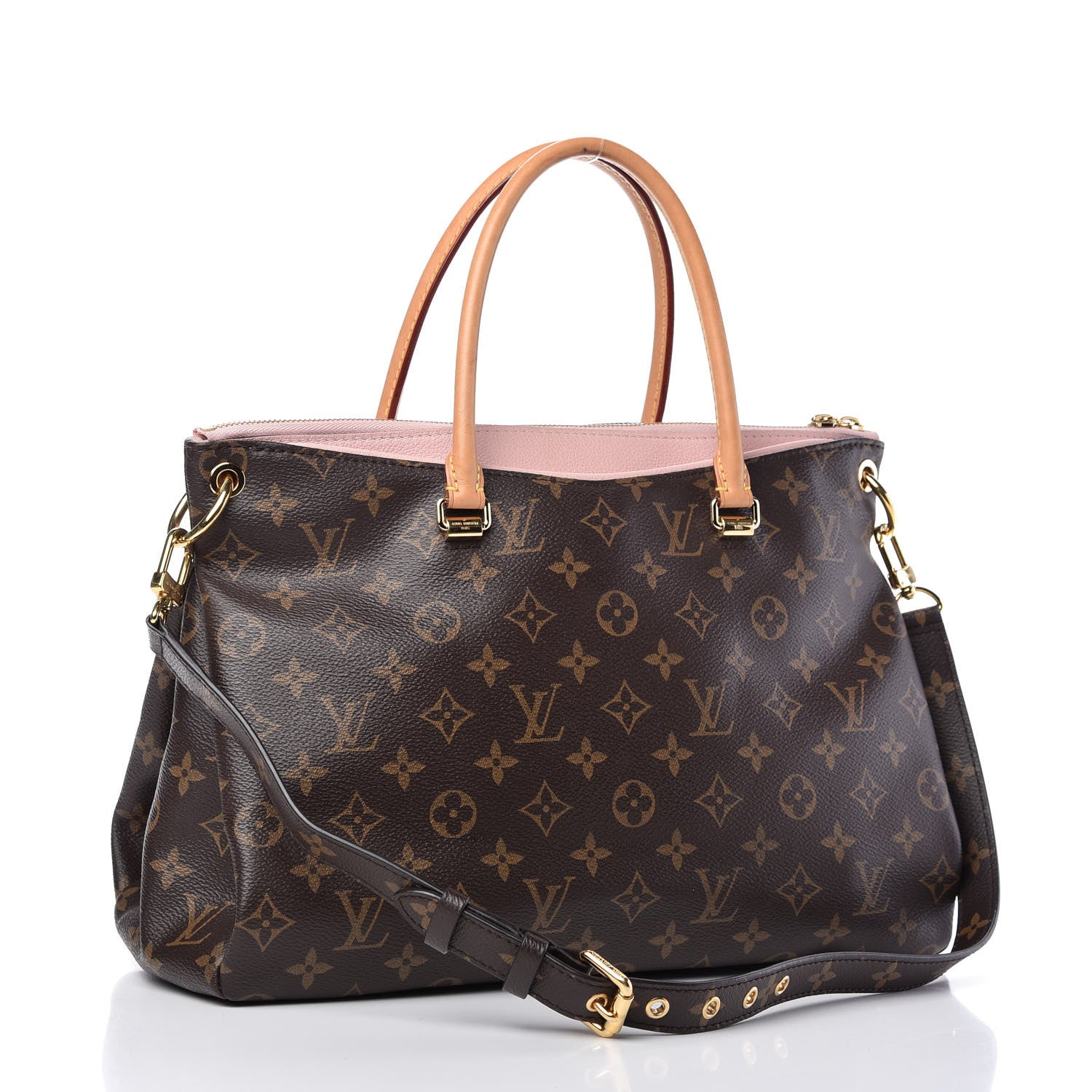 Louis Vuitton Monogram Pallas Rose Ballerine 3 of 10