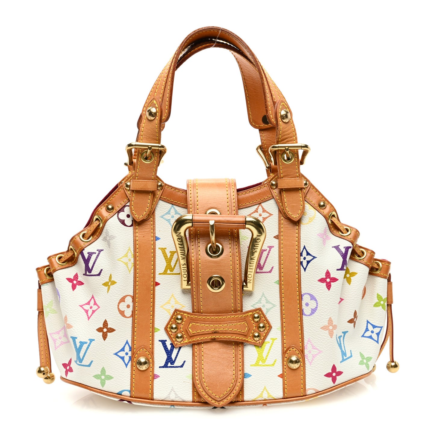 Monogram Multicolor Theda GM White