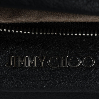 Jimmy Choo Lambskin Large Biker Hobo Black 6 of 7