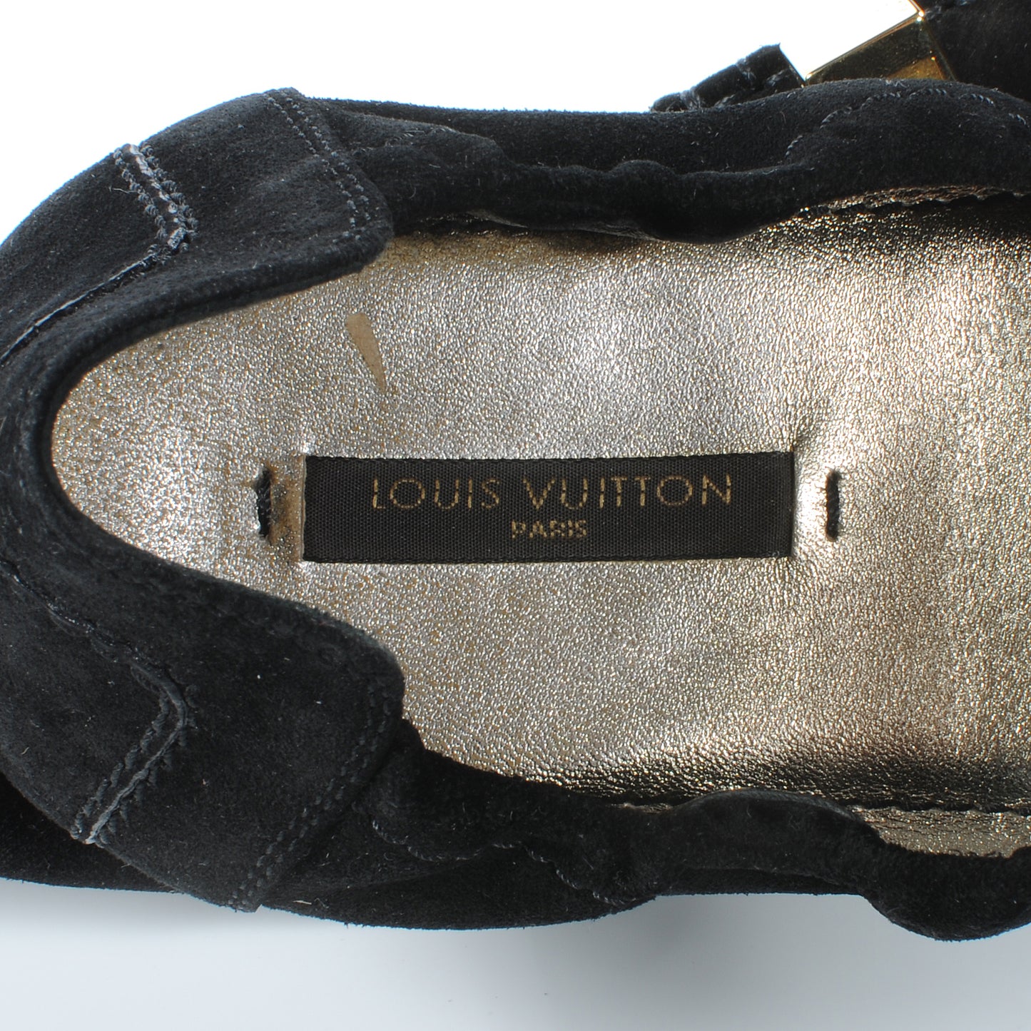 Suede Lovely Ballet Flats 38 Black
