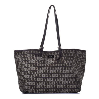 Fendi Zucchino Shopping Tote Tobacco Brown 1 of 8