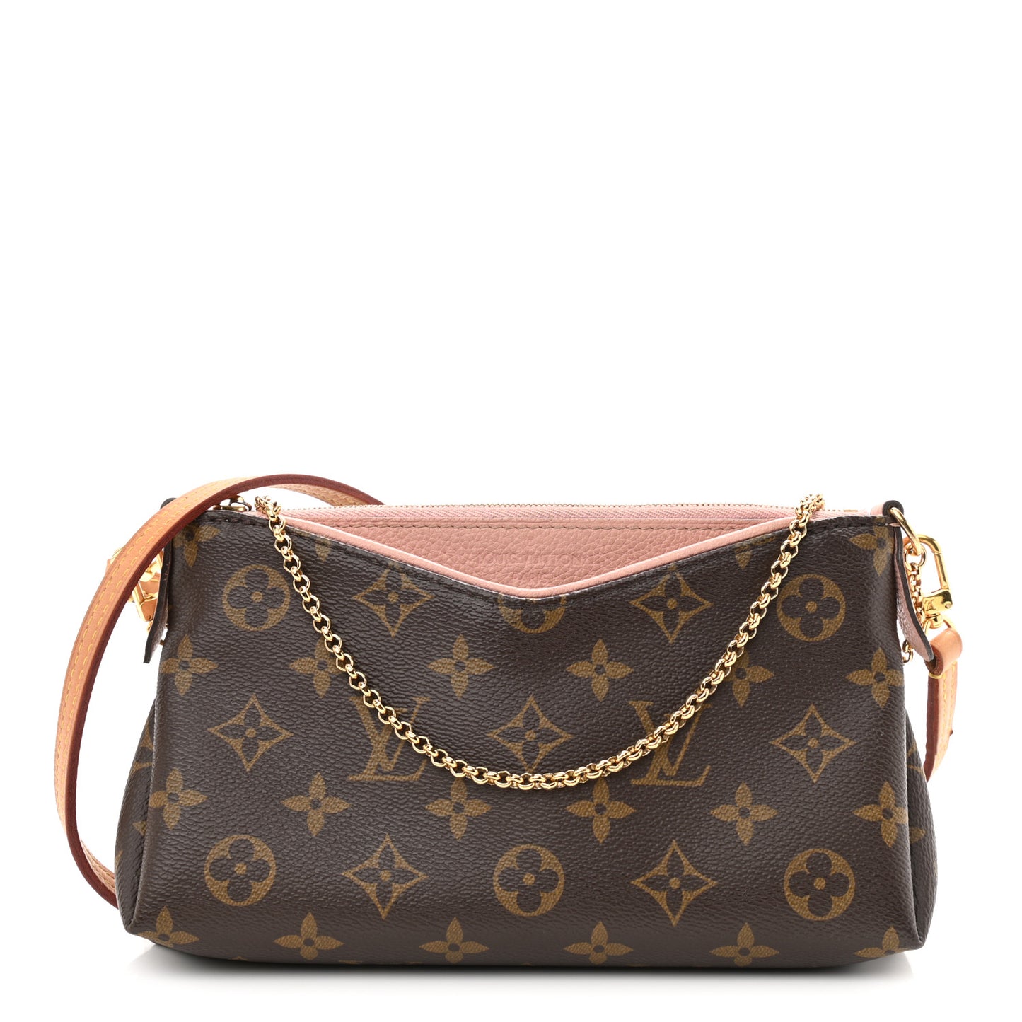 Monogram Pallas Clutch Rose Poudre