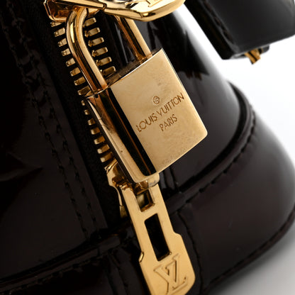 Louis Vuitton Vernis Alma BB Amarante 10 of 11