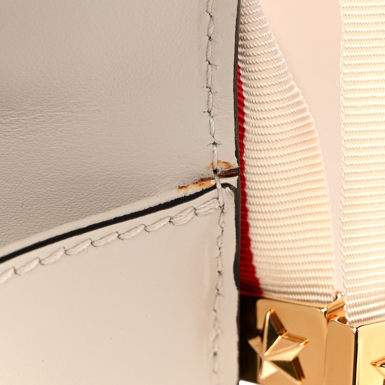 Gucci Calfskin Small Sylvie Shoulder Bag Off White 13 of 13