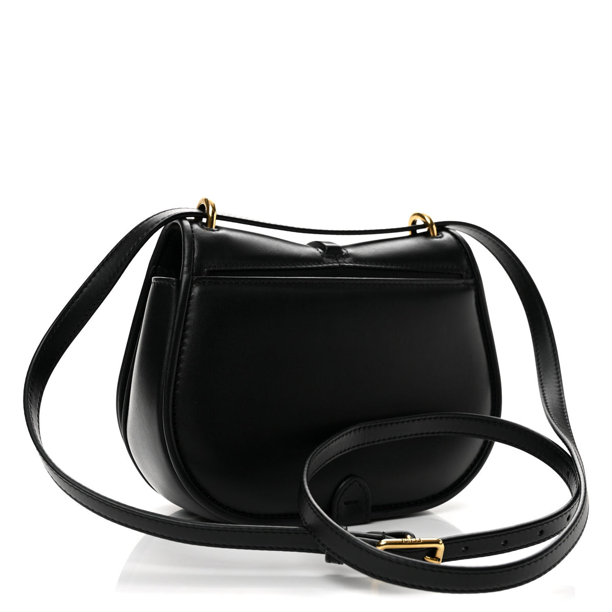 Fendi Vitello Brenta Cher Small Fendi C'Mon Black 3 of 13