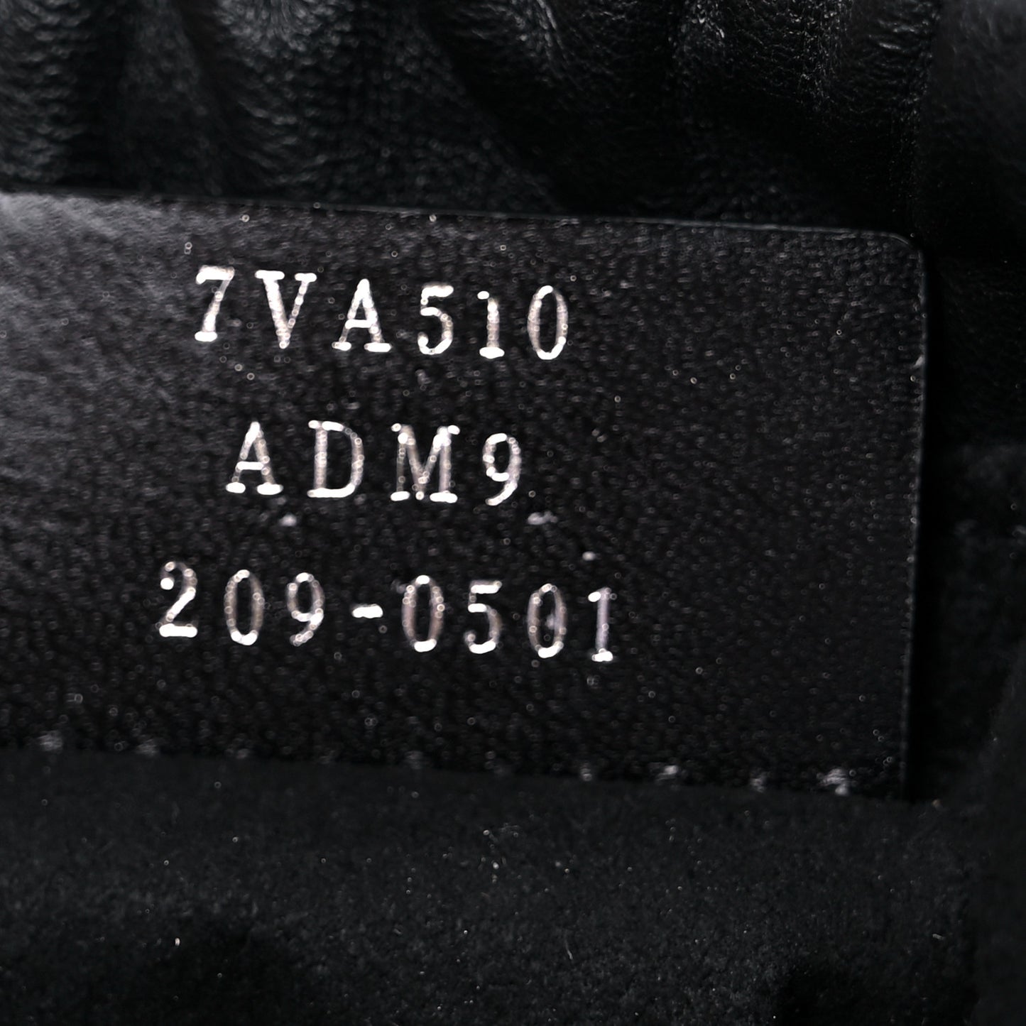 Soft Nappa Logo Small Drawstring Pouch Bag Black Sunflower