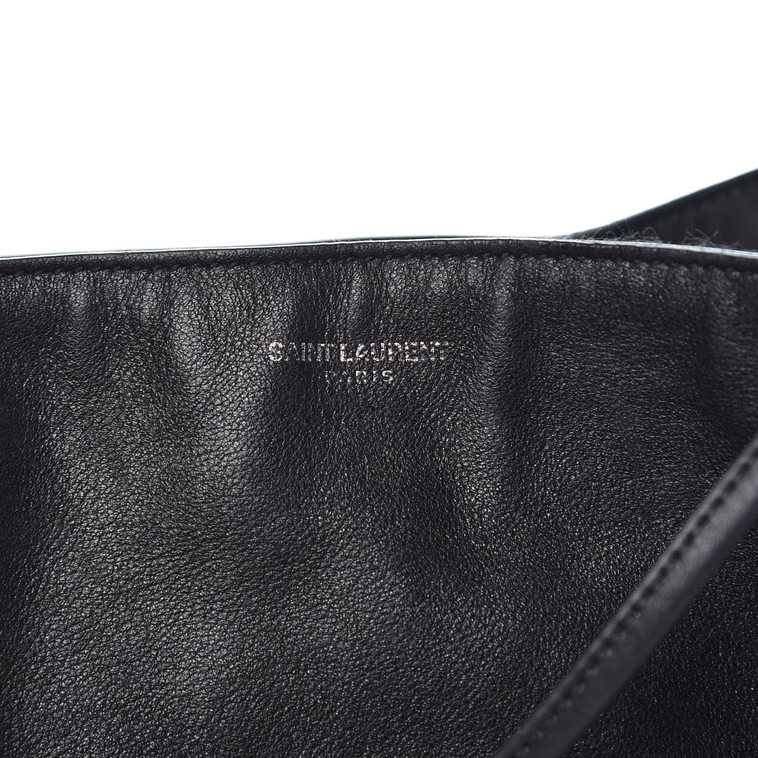 Saint Laurent Calfskin Fringe Festival Backpack Black 6 of 10
