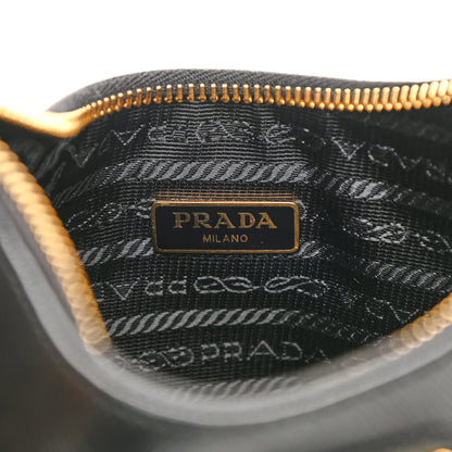 Prada Saffiano Lux Re-Edition 2005 Shoulder Bag Black 6 of 10