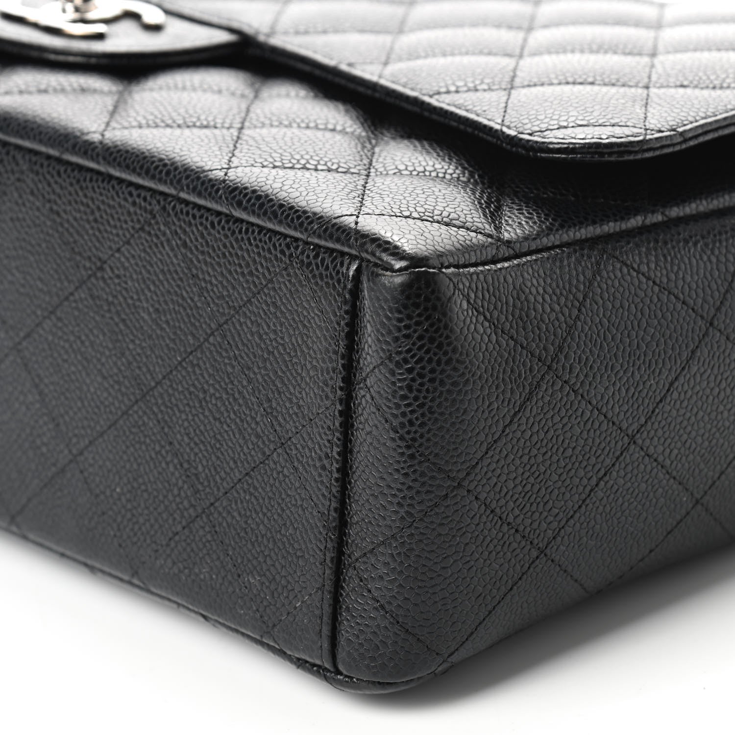 Chanel Caviar Quilted Maxi Double Flap Black 7 of 9