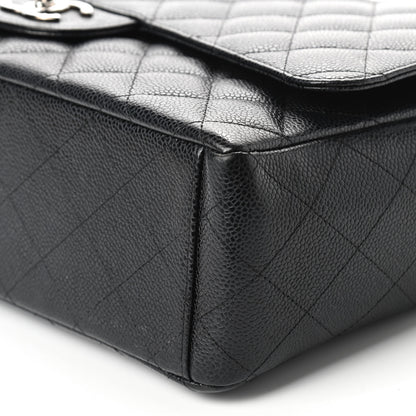 Chanel Caviar Quilted Maxi Double Flap Black 7 of 9