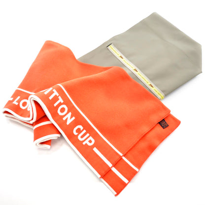 Louis Vuitton Cotton Cashmere Cup Scarf Orange 3 of 6