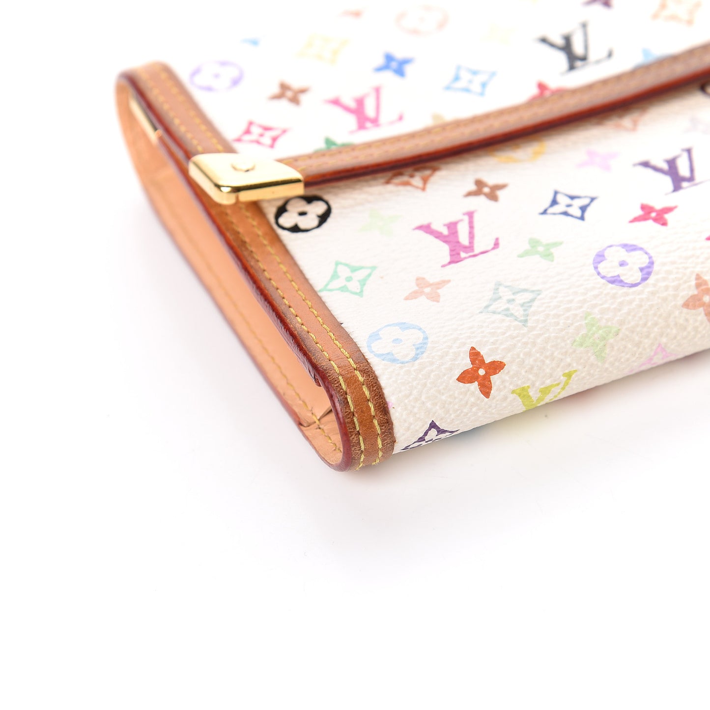 Monogram Multicolor Porte Tresor International Wallet White