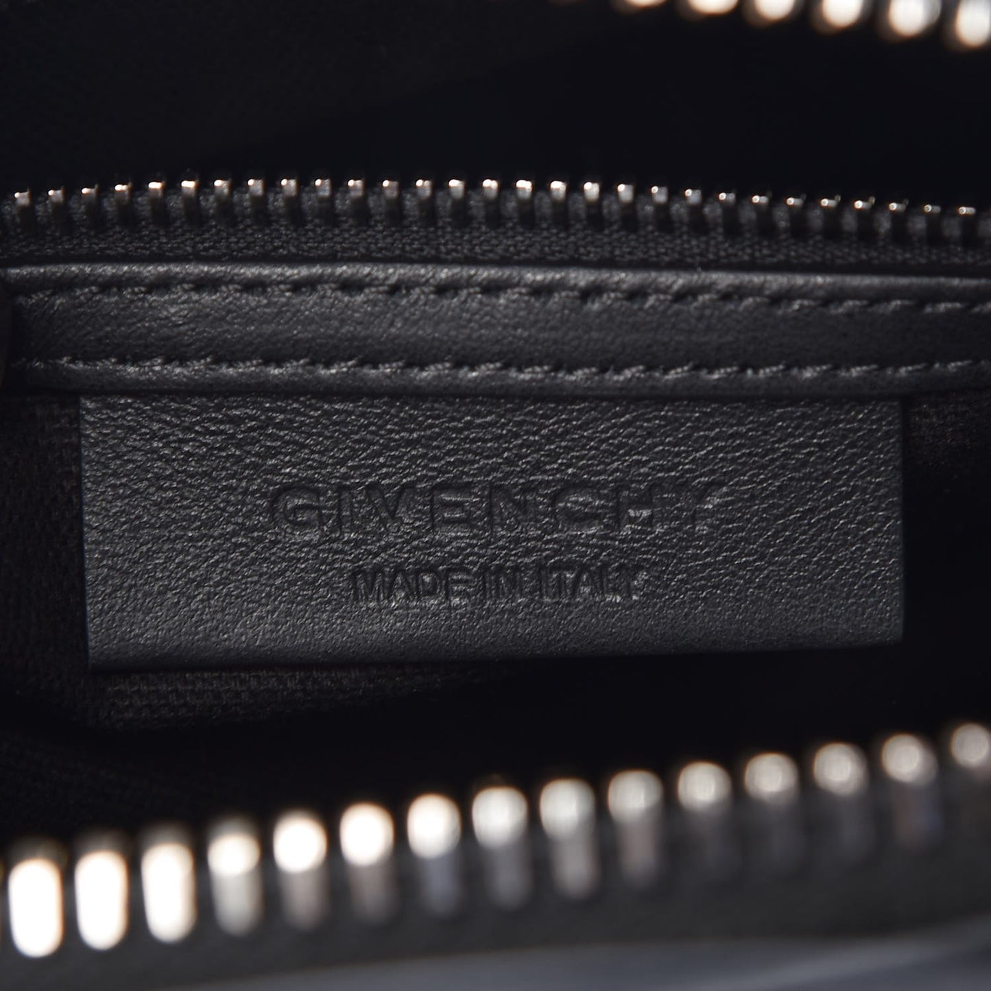 Calfskin Suede Mini Studded Chevron Antigona Black