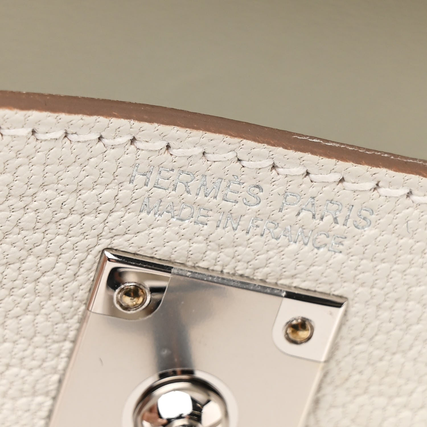 Hermes Chevre Mysore Mini Kelly Sellier 20 Mushroom 5 of 13