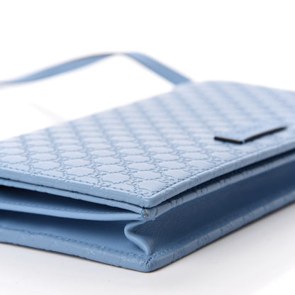 Gucci Microguccissima Crossbody Wallet Mineral Blue 6 of 10