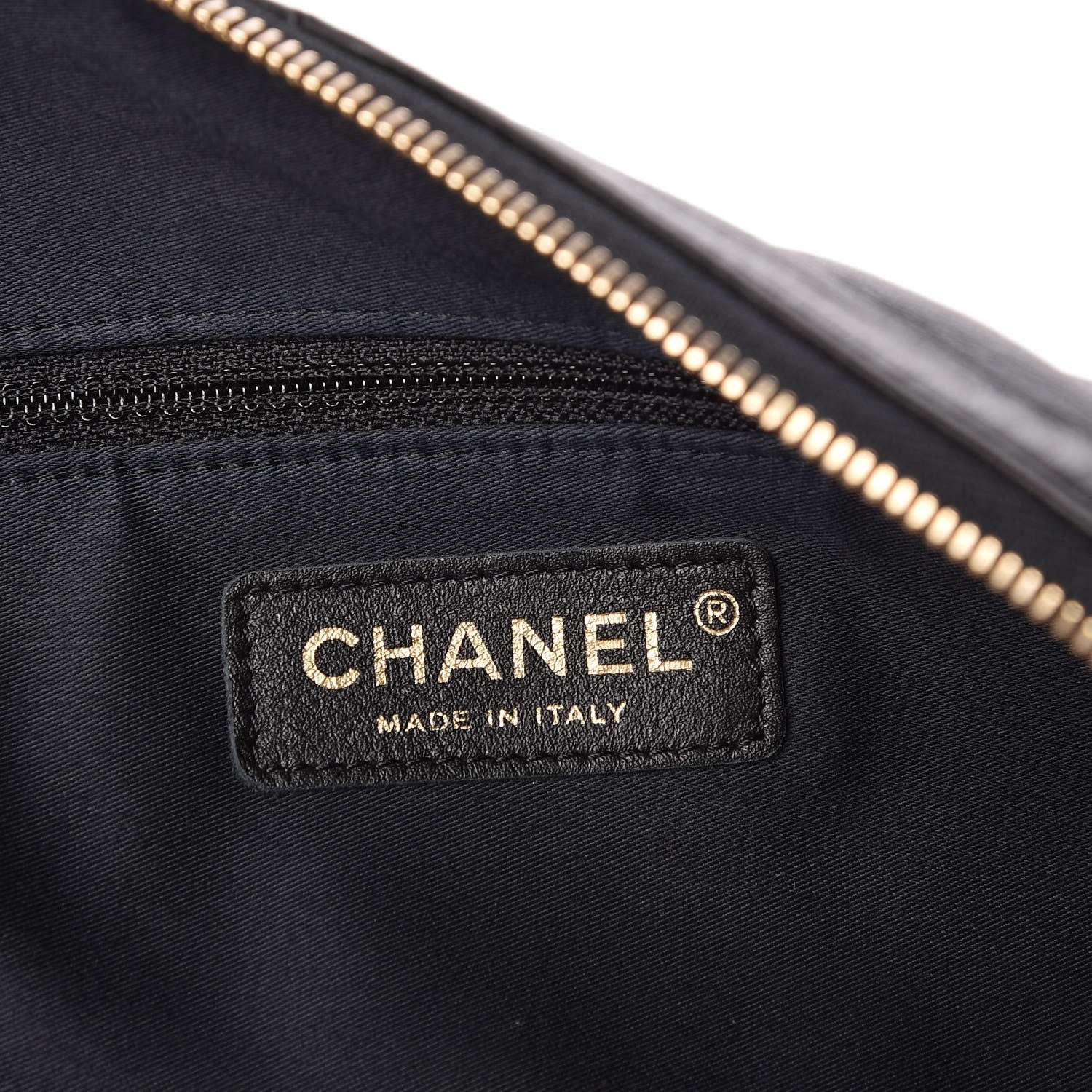 Chanel Lambskin Large Girl Bag Black Beige 6 of 8
